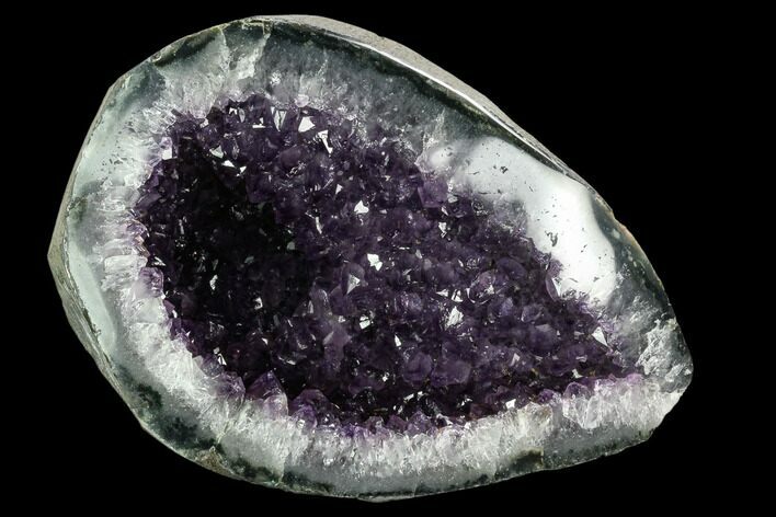 Wide, Purple Amethyst Geode - Uruguay #124105